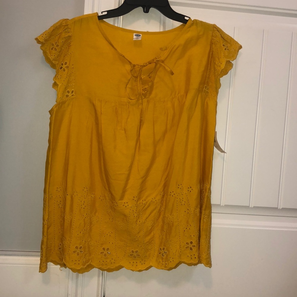 Yellow Ole Navy Blouse
